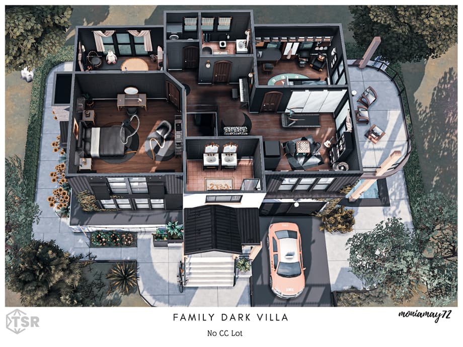 Галерея мода Вилла Family Dark Villa (no CC) #1